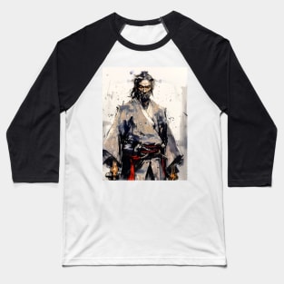 Japanese Ronin Samurai: I Play Alone Baseball T-Shirt